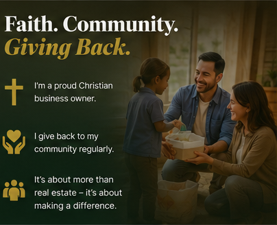 Faith. Community. Giving Back.